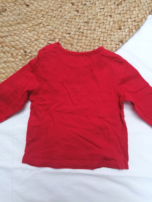 Camisola de Manga Comprida Vermelha de Bebé