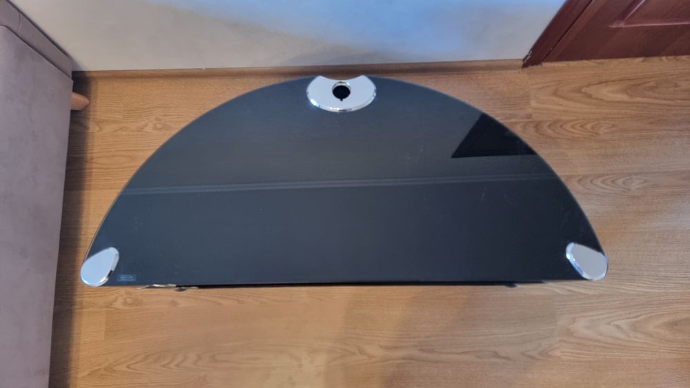 Тумба під телевізор скляна