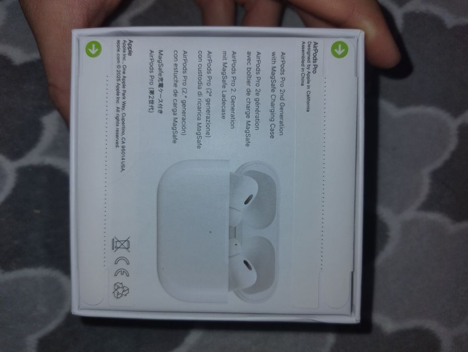 Praktycznie nowe z pudełkiem air pods pro gen 2