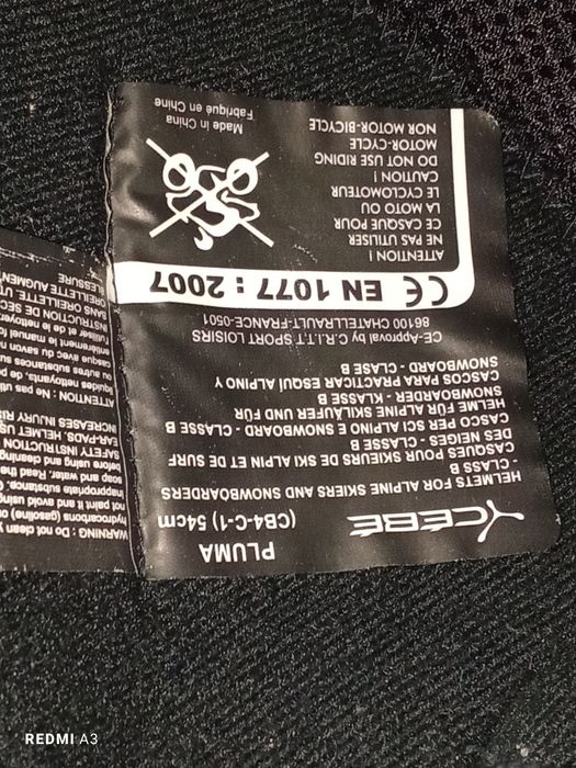 Capacete para desportos de inverno