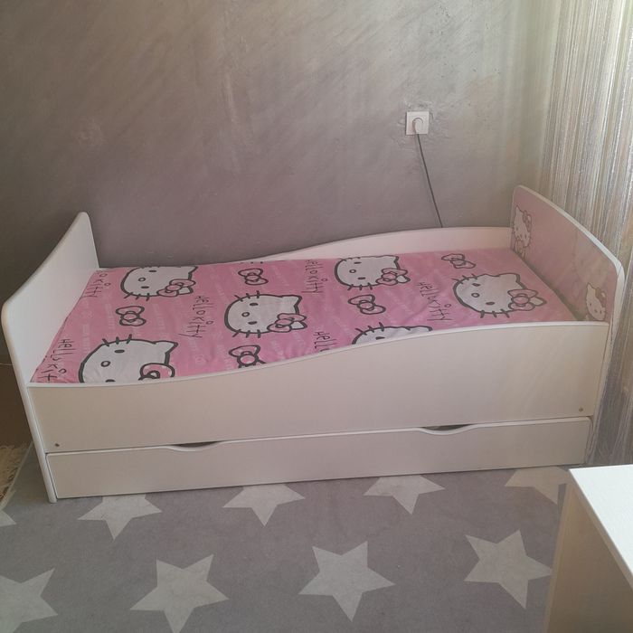 Кроватка дитяча hello kitty