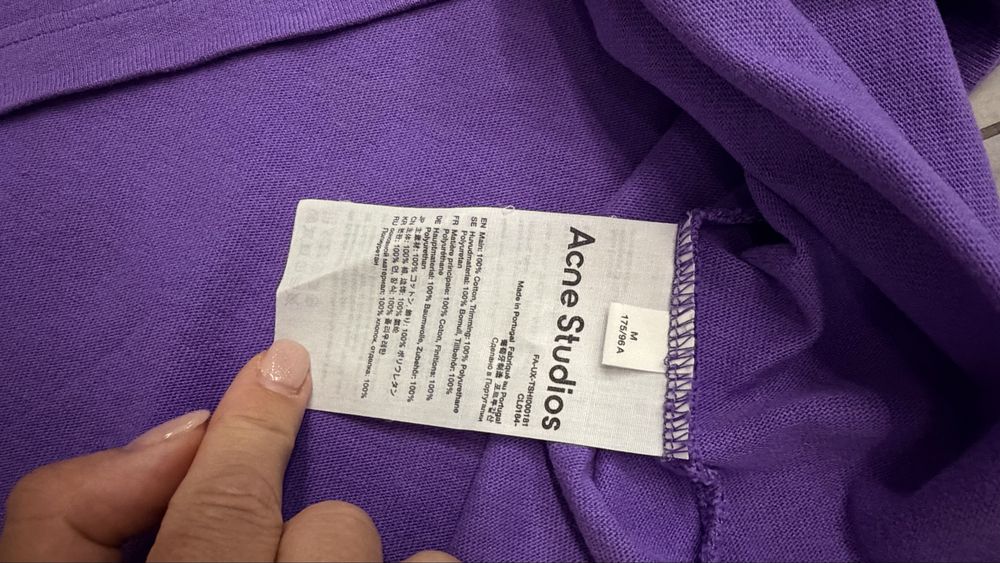 Футболка Acne Studios унисекс