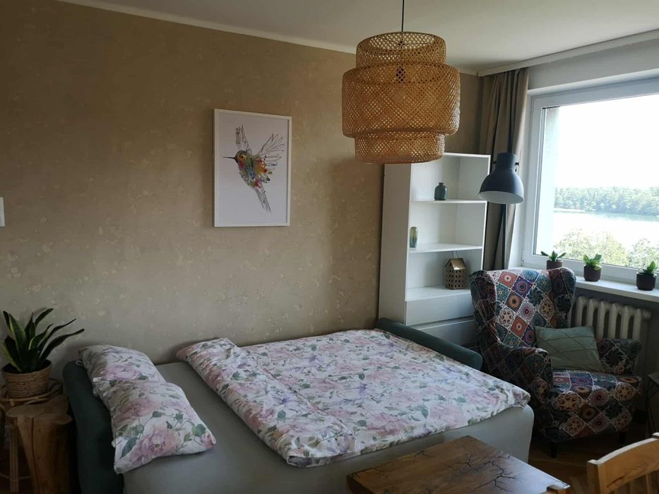 Apartament z widokiem na jezioro Białe