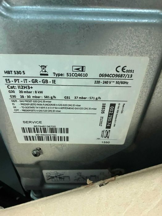 Placa fogão gás natural  de 4 lumes-boas condições