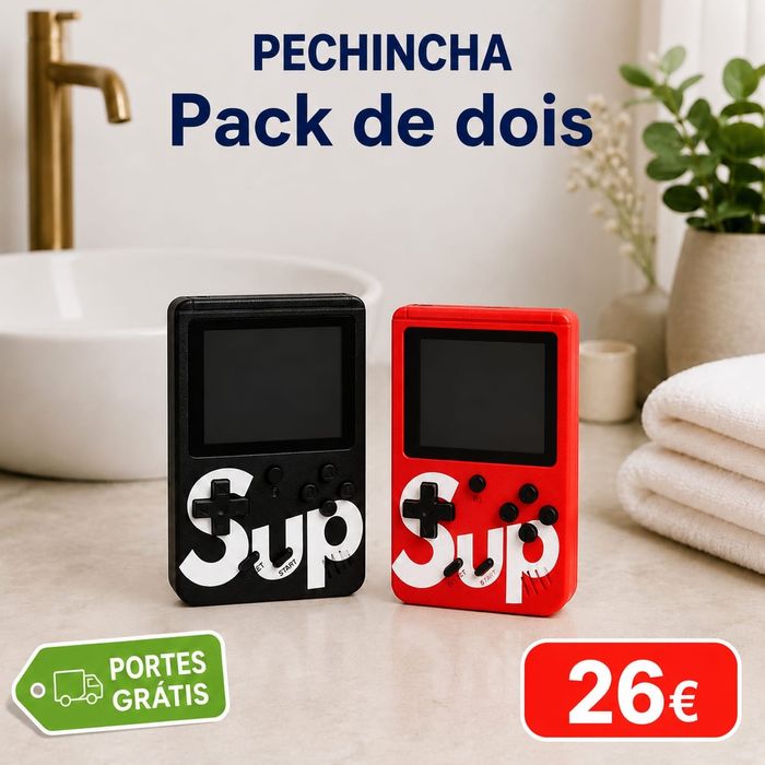 2 Mini consola 400 jogos
