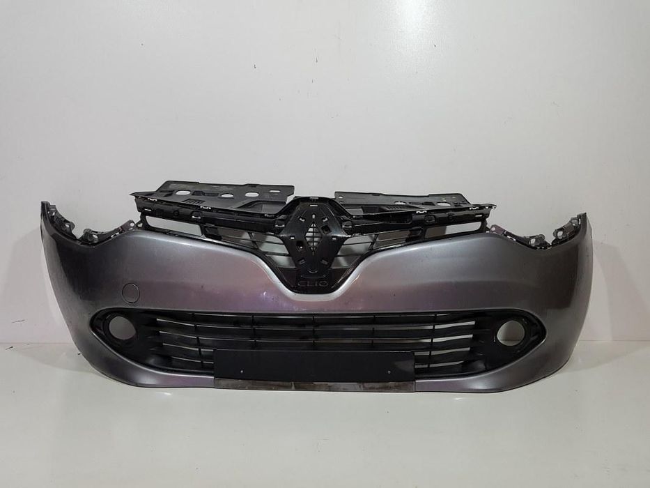 RENAULT CLIO IV 4 ZDERZAK PRZÓD PRZEDNI + KRATKI ORYGINAŁ
