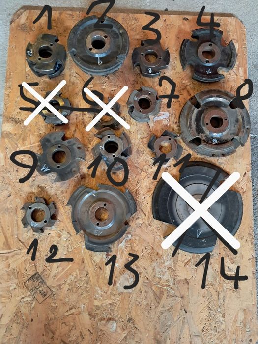 Frezy do drewna I PCV