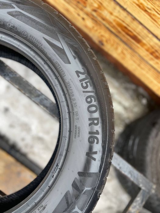 Шини літні 215/60 r16 Continental 22 рік