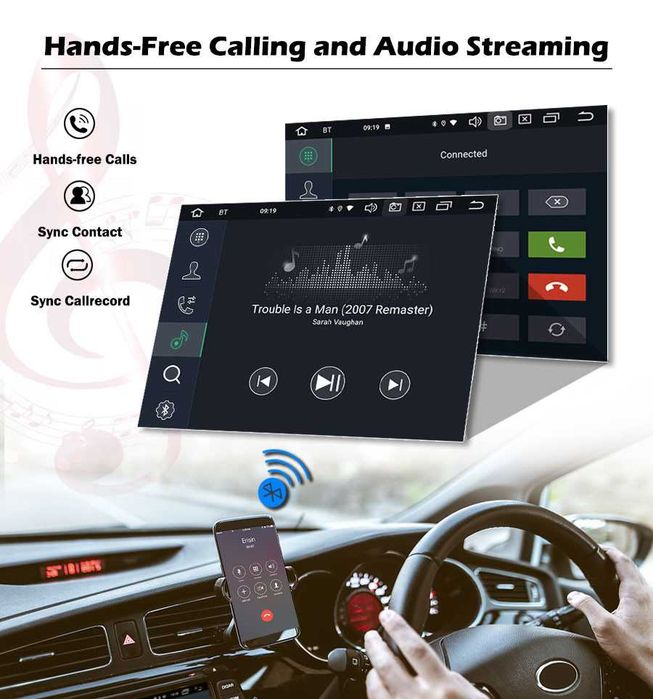 Auto-rádio 8.4" Android 14 VW TOUAREG 2010 a 2018