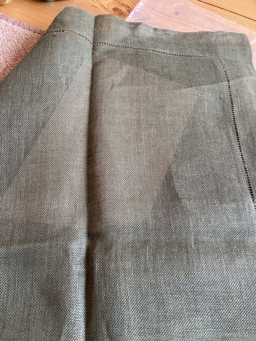 Poszewka ozdobna lniana