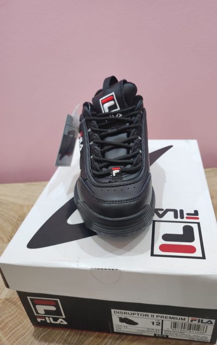 Buty dziecięce czarne Fila Disruptor II Premium 31 nowe oryginalne