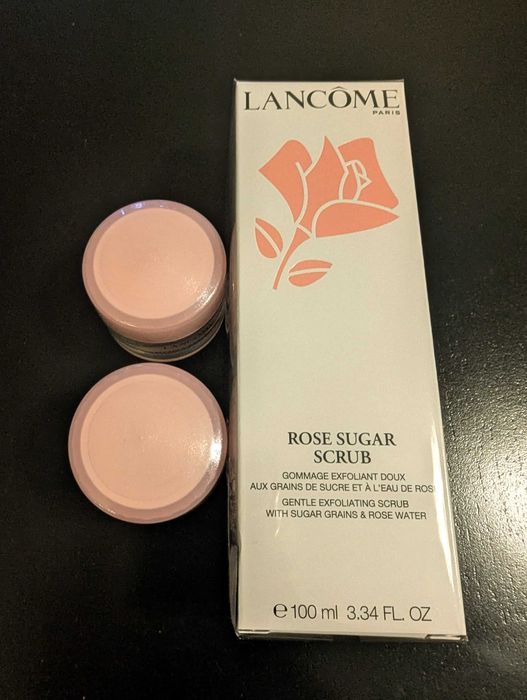 Lancome Hydra Zen 2 kremy x 15 ml + Rose sugar scrub 100ml + Genifique