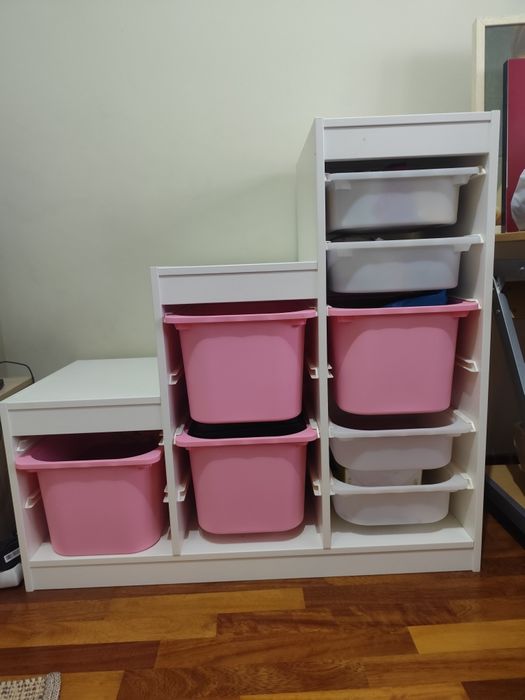 Móvel Arrumação Criança tipo IKEA TROFAST c/ Caixas – Bom Estado