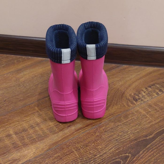 Утеплені гумачки на дівчинку demar резинові сапоги