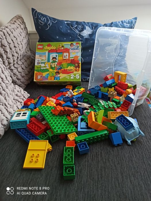 Duży zestaw klocków Lego DUPLO