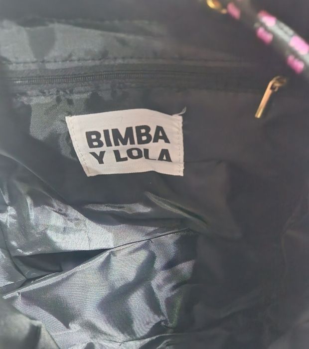 Mochila bimba y lola  nova com dustbag e saco de embrulho