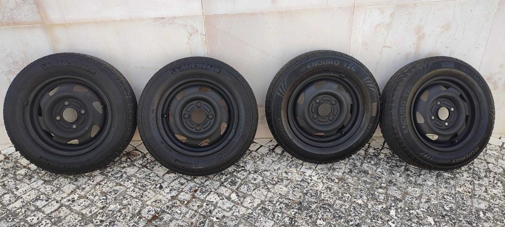 Jantes 13'' + 4 Pneus: PROMOÇÃO!