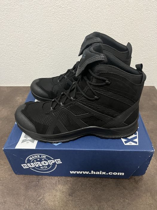 Botas Haix Boack Eagle Athletic 2.1 T Mid Black PBT - Nova c/ etiqueta