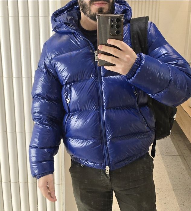 Casaco kispo jaqueta puffer azul