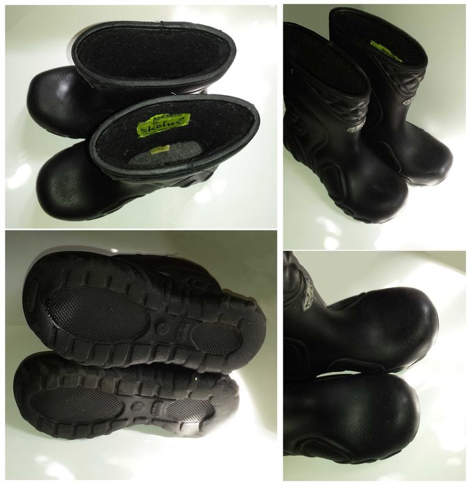 Детская обувь Демисезонные тёплые Резиновые сапоги Krofus размер 32