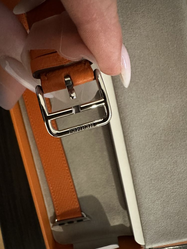 Кожанный ремешок Hermes для Apple Watch: 6 000 грн. - Ремінці та ...