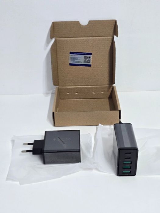 2 sztuki x Ładowarka ścienna USB 3.0, 50W 5-portowe 2USB C+3USB A