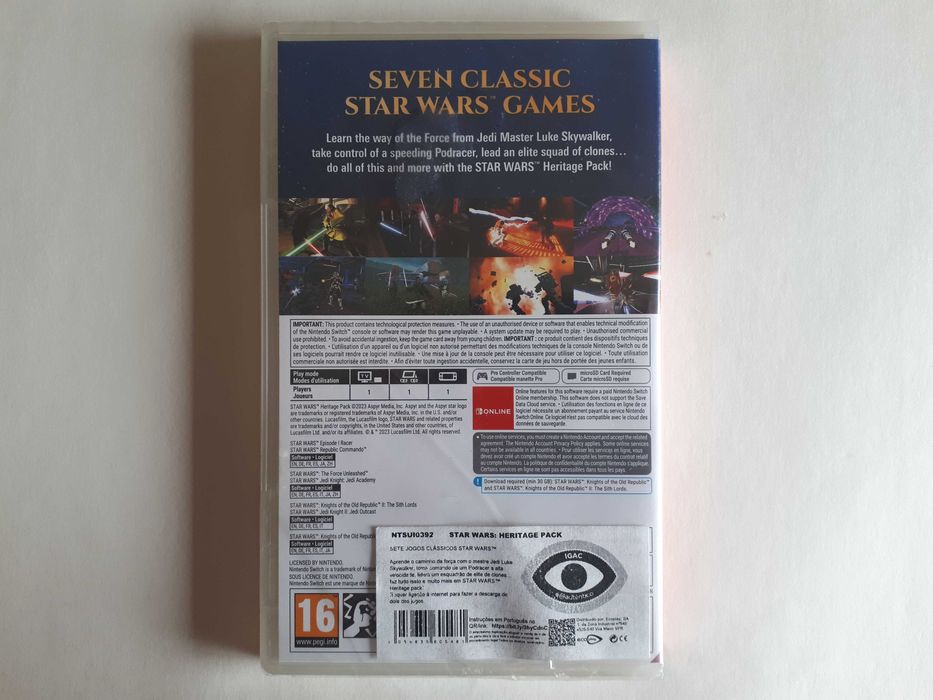 Star Wars Heritage Pack (Selado) Nintendo Switch

Nintendo Switch