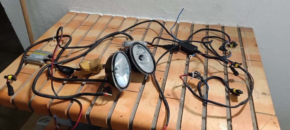 Kit xenon completo H7 com faróis