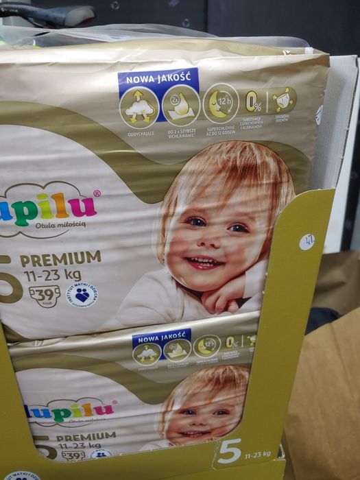Pampersy lupilu 5, 8 opakowań 312 sztuk