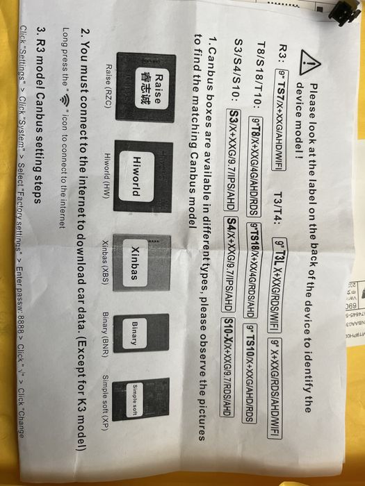 Descodificador linha can VW / Skoda / Seat