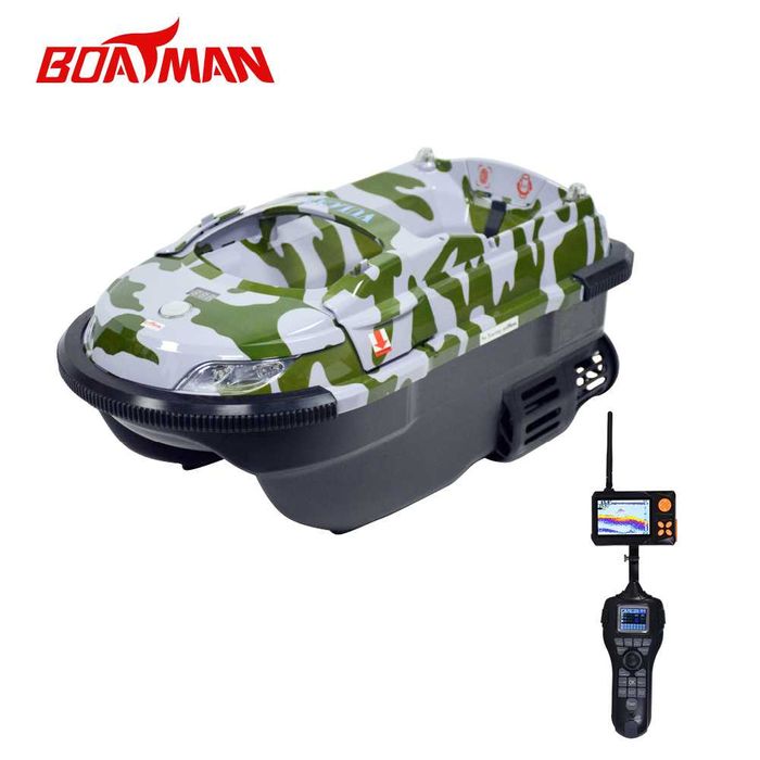 Łódka Zanętowa BOATMAN VULCAN Camo Pro GPS+ Echosonda SN4 Sklep Zabrze
