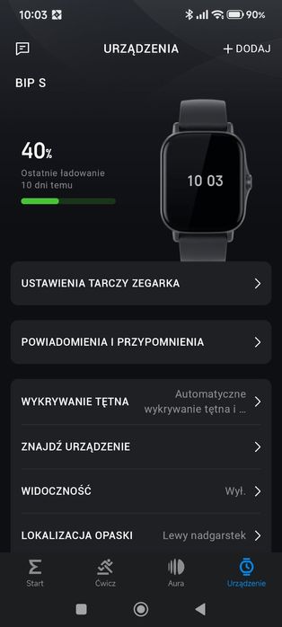 SmartWatch amazfit BIP s GPS  + nowy pasek
