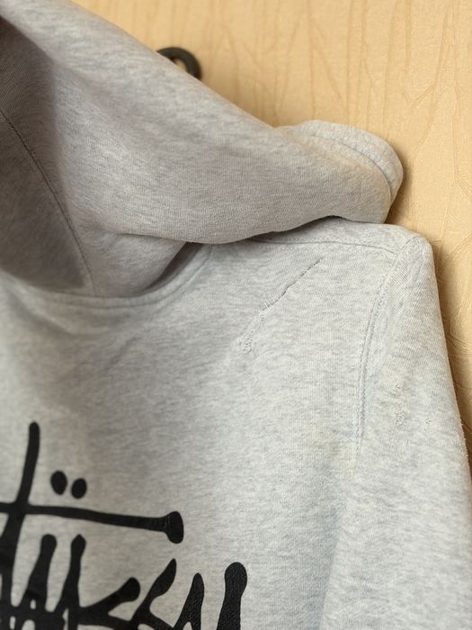 Чоловіче худі Stussy Basic Logo Grey (Оригінал, розмір S)