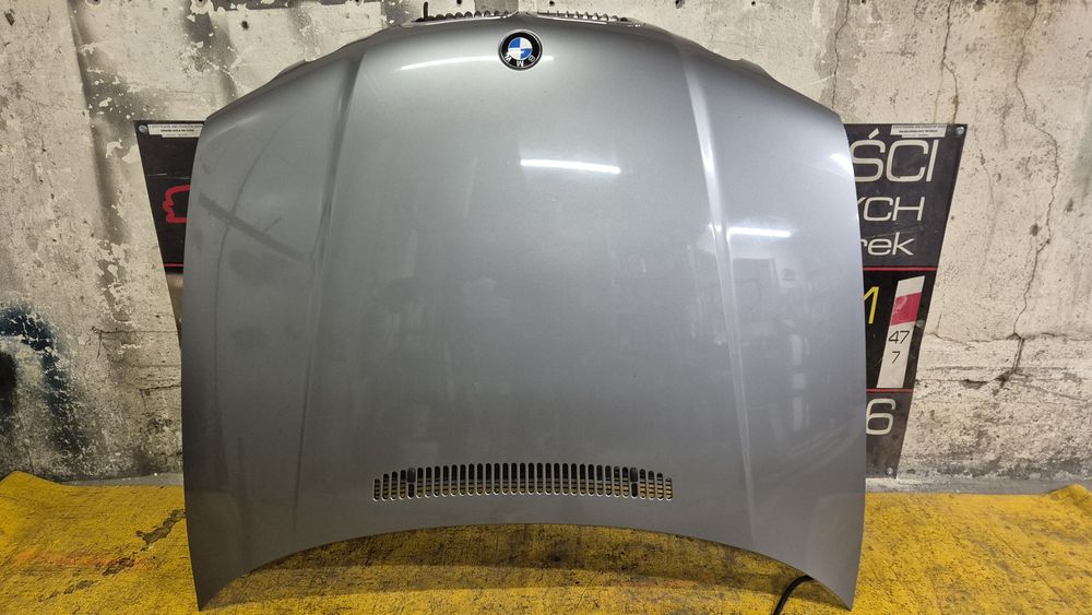 BMW E46 Compact Maska Pokrywka Silnika Silber Grau Metalic