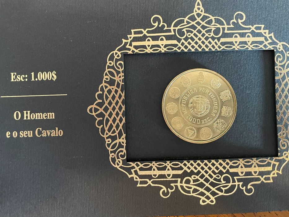 MOEDA em Prata de 1.000$00 do ano 2000 Coleçõe Philae