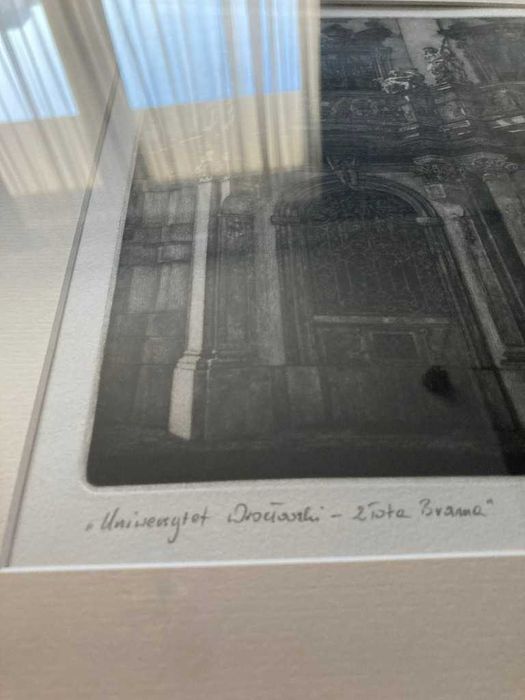 obraz/grafika mezzotinta J.Jędrzejowski (2008r.)