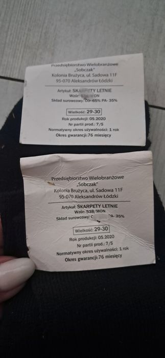 Skarpety letnie 538/MON