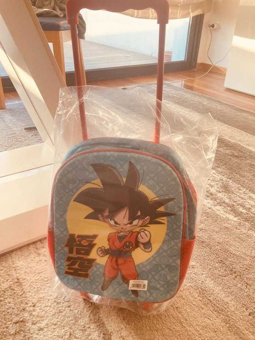 Dragon Ball Mochila Trolley Dragon Ball Goku Pré-Escolar