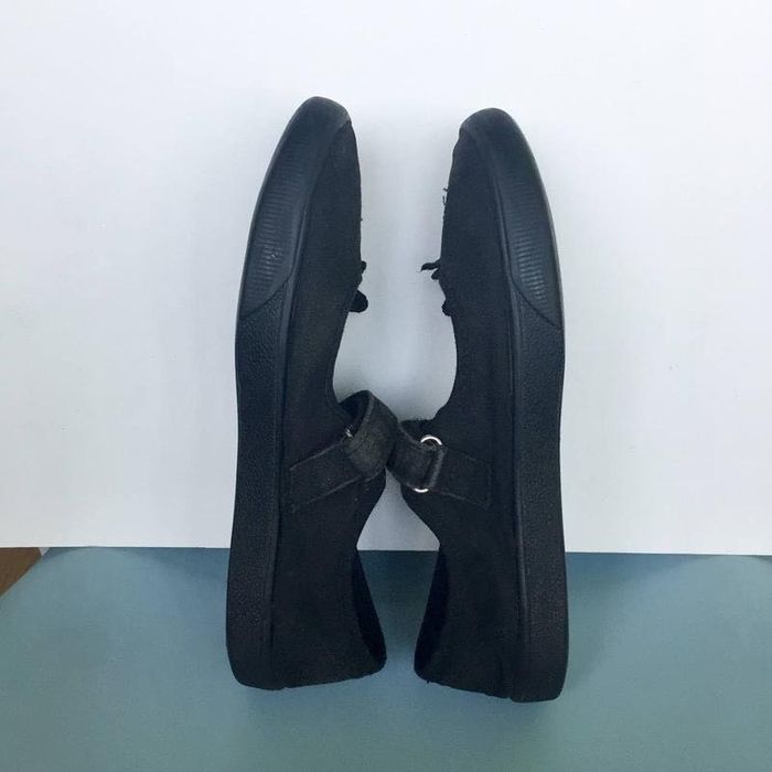 Текстильні чорні мокасини Next для дівчат /змінне взуття в школу/23 см