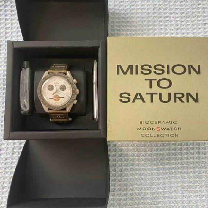Omega x Swatch Mission Saturn SO33T100 - Last Minute -40%