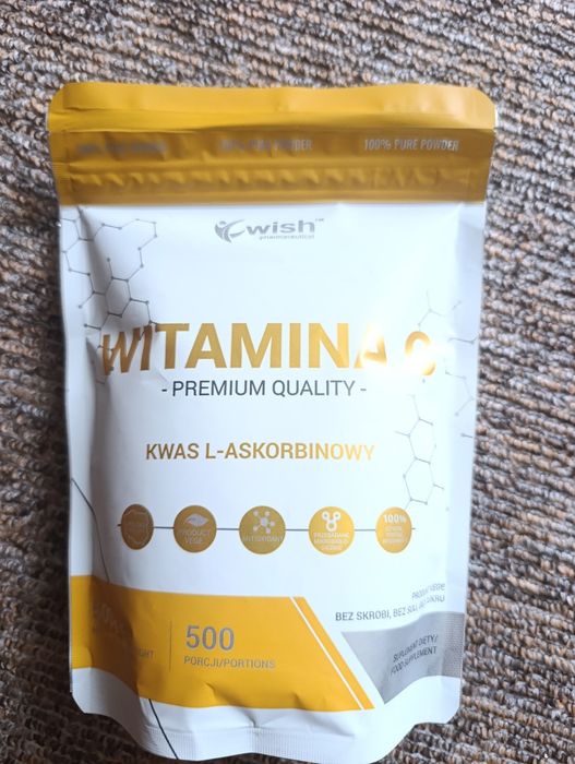 Witamina C 1000 mg opakowanie 0.5 kg 100% czysta