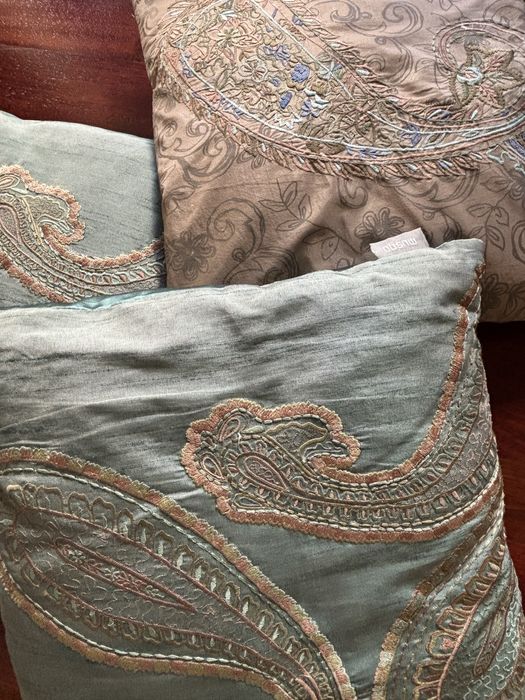 2 conjuntos de almofadas - azul