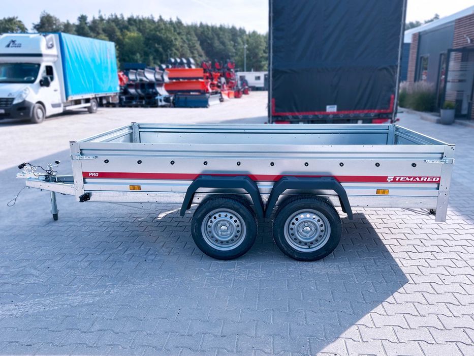 Burty stalowe, 296x150 cm, otwierany przód i tył - Temared PRO 3015/2