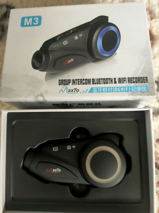 interkom bluetooth kamera maxto m3