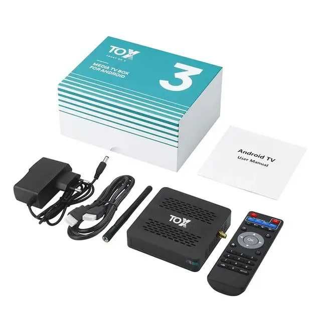 СМАРТ ТВ приставка Ugoos TOX3 4/32 ГБ Android 11 Smart Amlogic S905X4