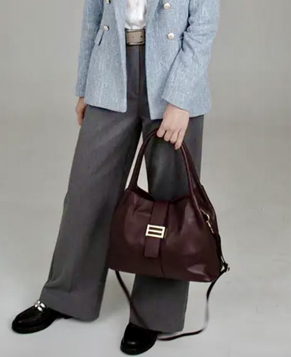 Сумка руда  чорна  біла шкіряна італійська Кожаная сумка Италия беж