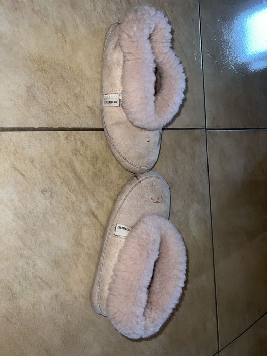 Kapcie SHEPHERD EMMY pink kożuch naturalny