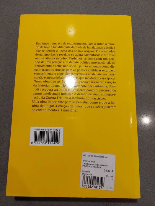 Tony Judt - O Século XX Esquecido (Portes Gratis)