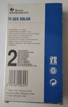 Calculadora Científica Texas Instruments TI 30X SOLAR