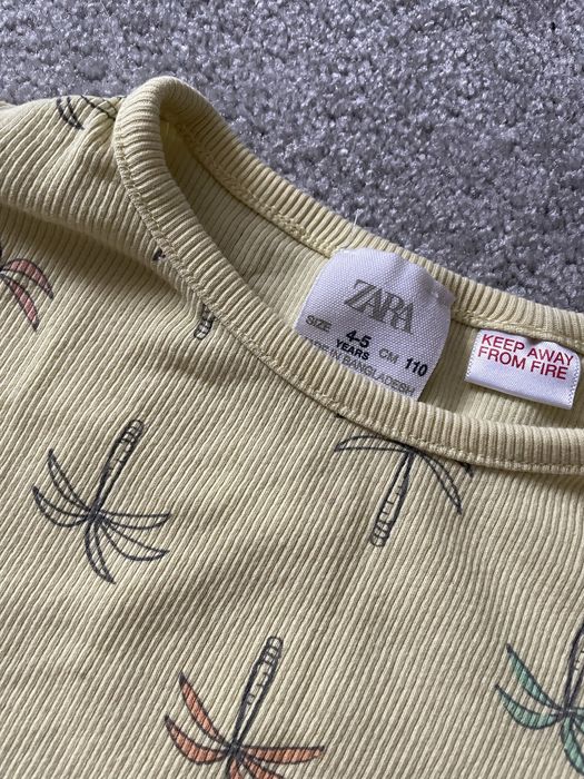Пижама детская Zara на 4-5 лет, піжама дитяча літня Zara
